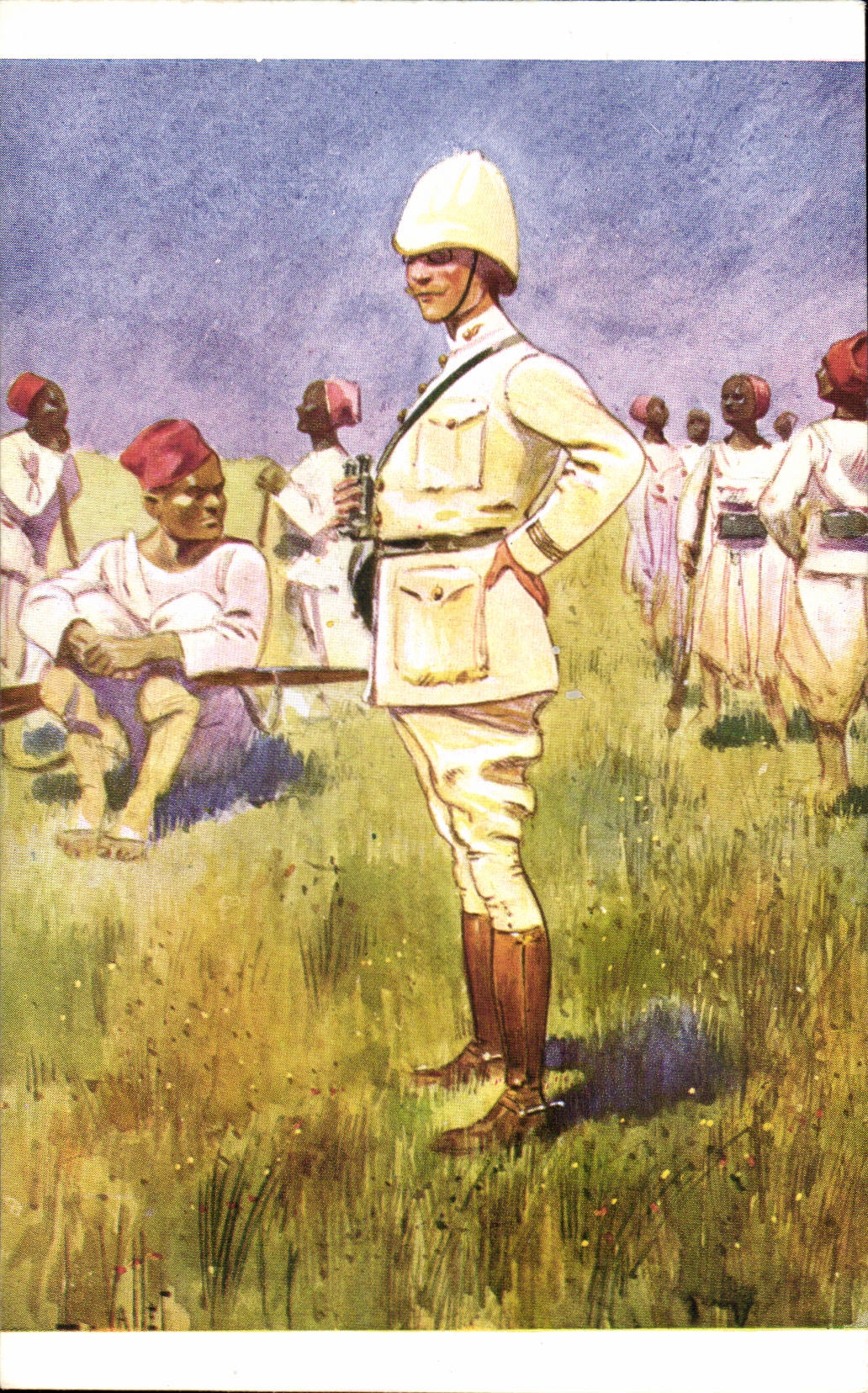 Soldat colonial en Afrique centrale — Henri Moll — éditeur T. Lepère, Paris