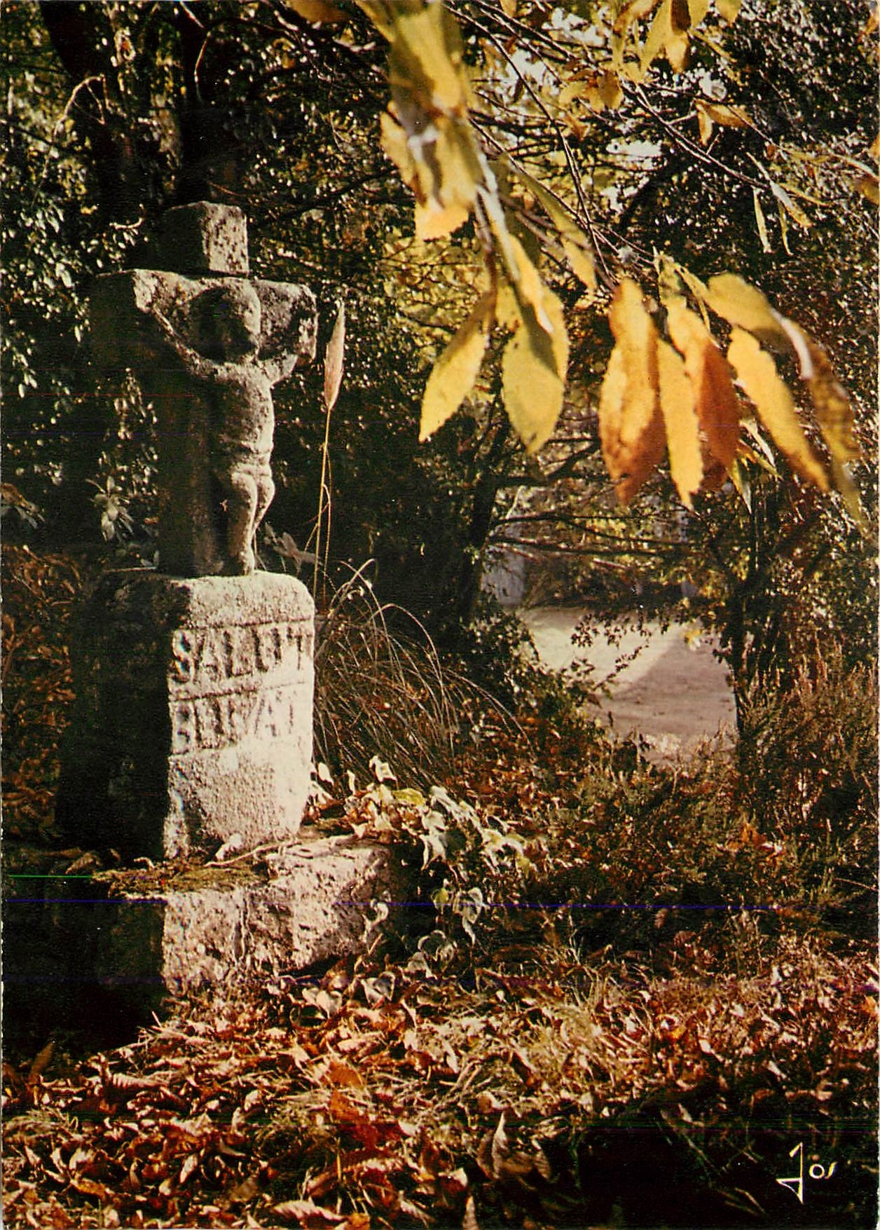 CPM Calvaires de Bretagne Petite crois de chemin 