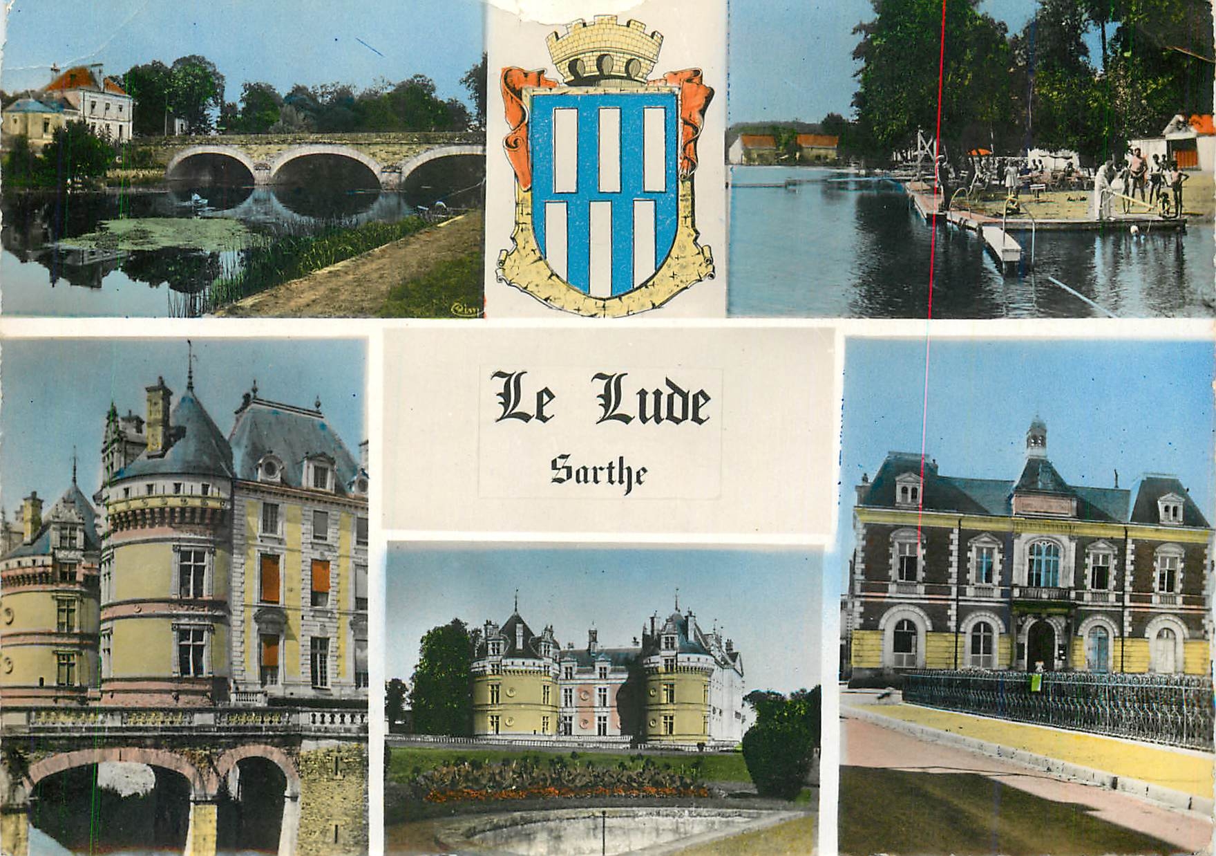 CPM Le Lude Sarthe 