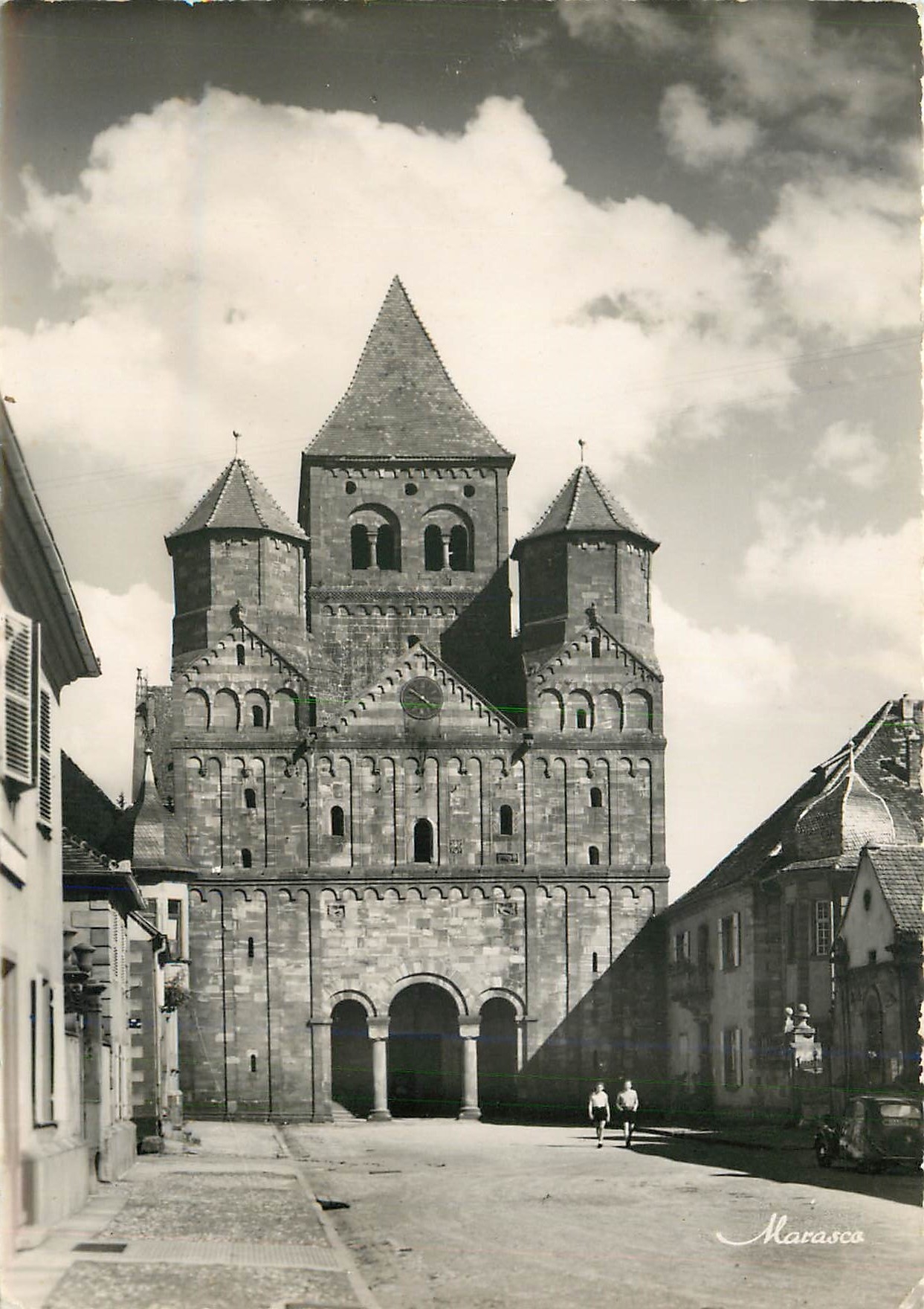 CPM Marmoutier Alsace Eglise Abbatiale Marmoutier Moutier de St Maur 