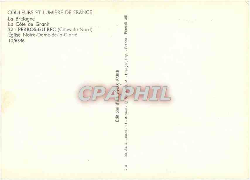 Église Notre-Dame-de-la-Clarté — Perros-Guirec (Côtes-du-Nord) — Éditions Acquell — Reverso