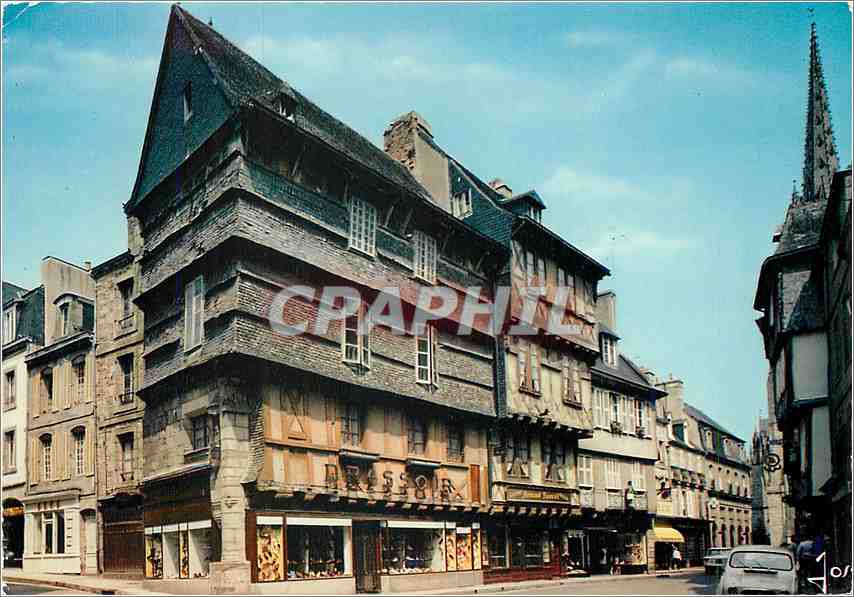 CPM Quimper Les vieilles maisons de la Rue Kereon 