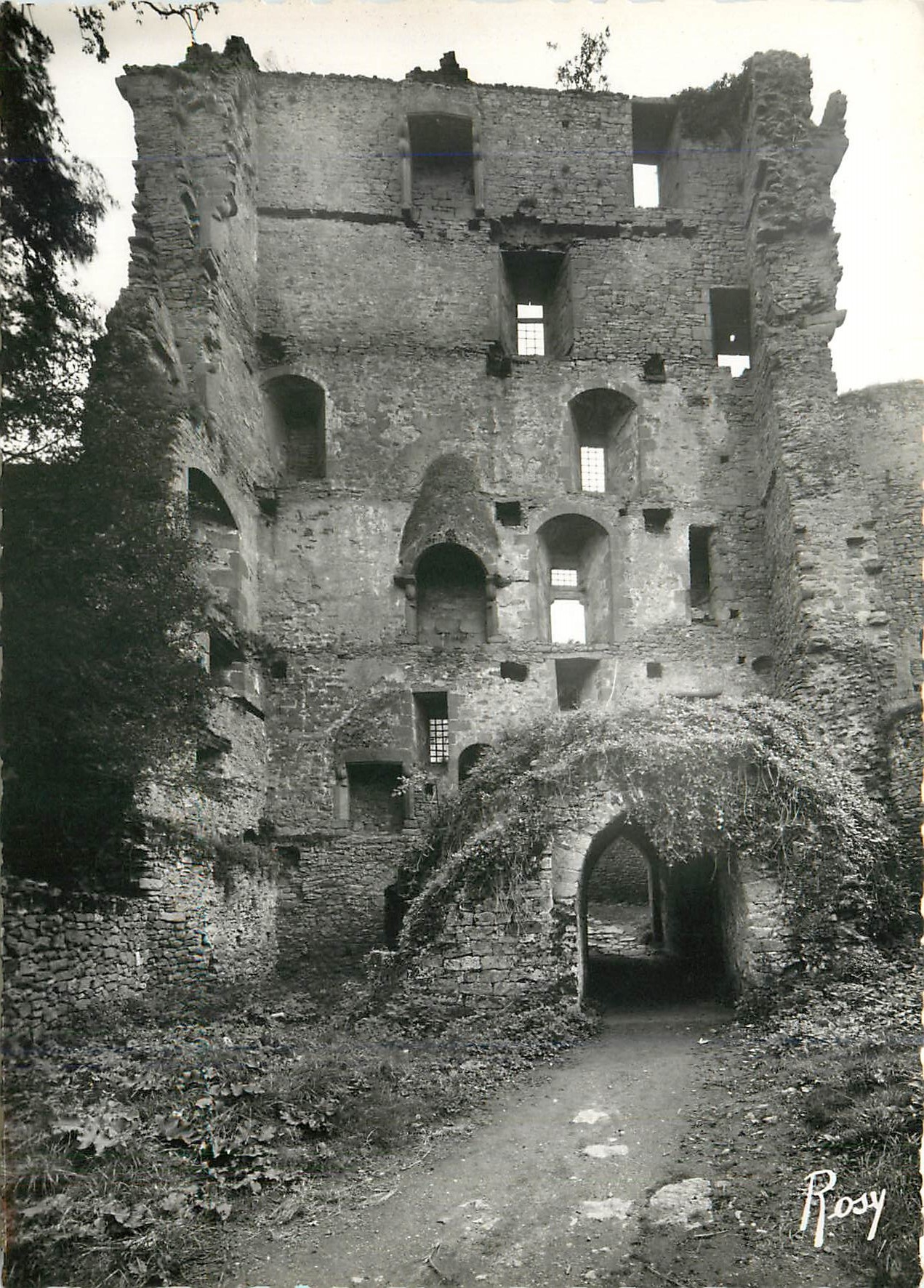 CPM Clisson Interieur du Donjon 