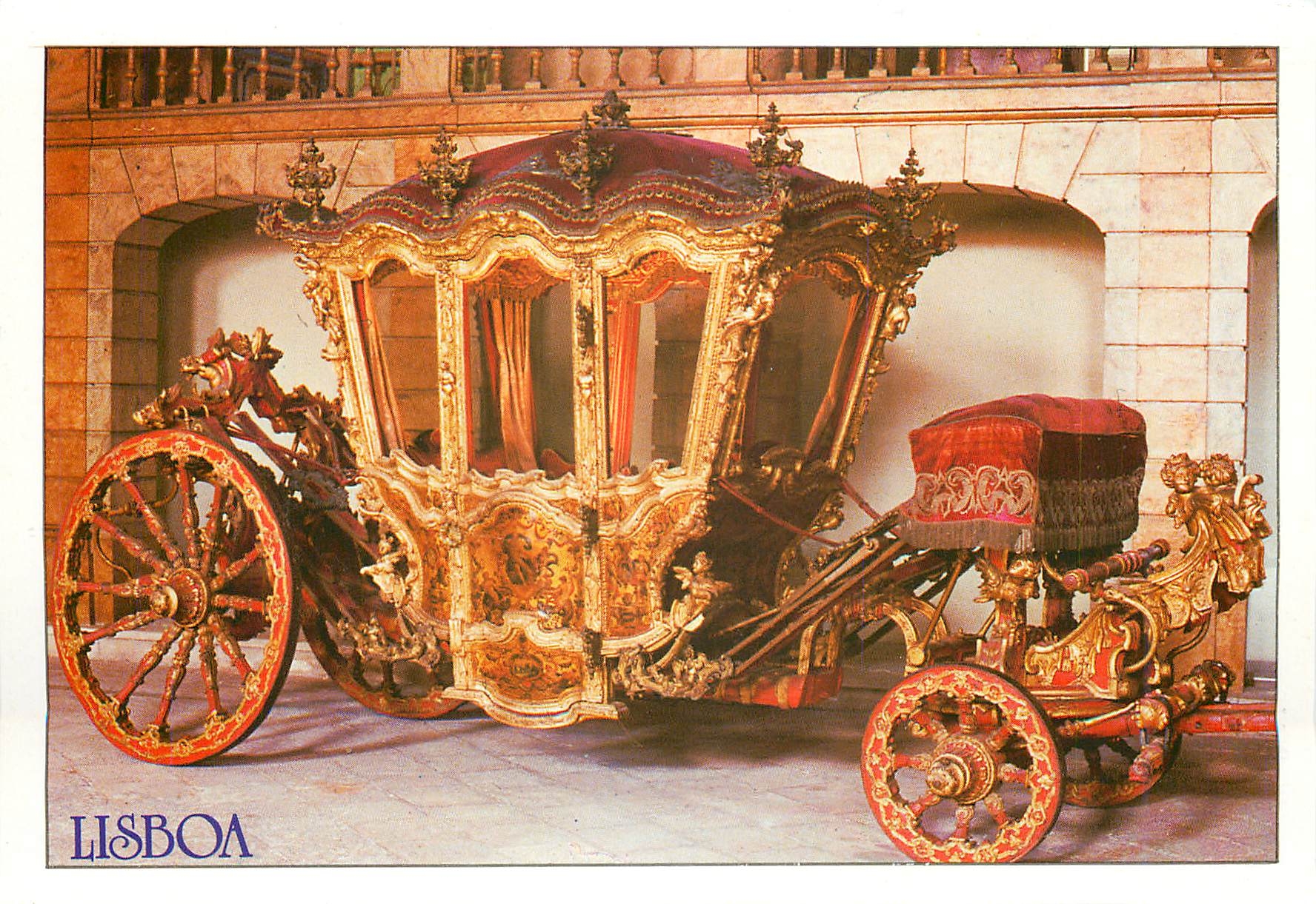 CPM Lisboa Portugal Le Musee National des Carrosses 