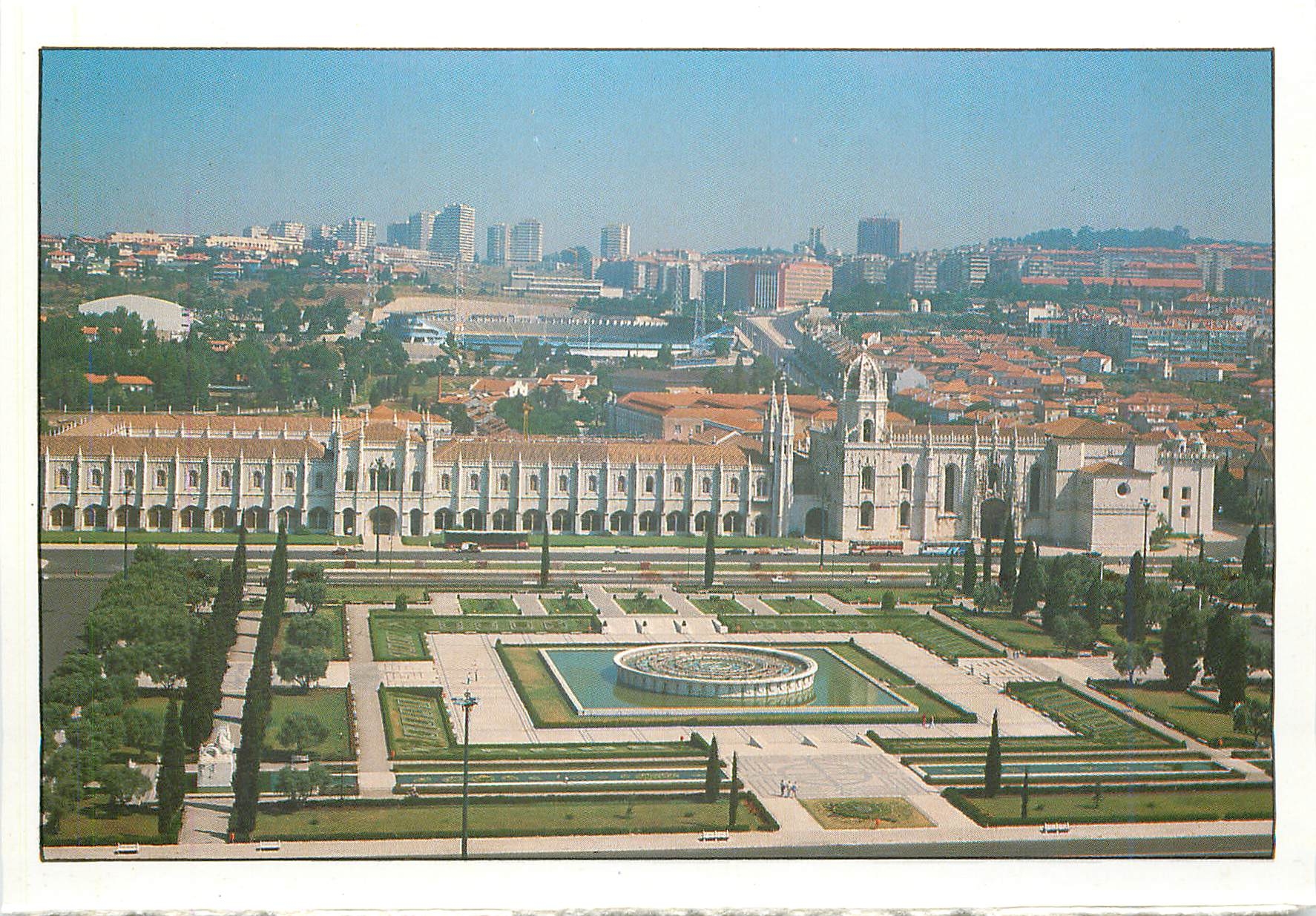 CPM Lisboa Portugal Vue aerienne de la zone de Belem 