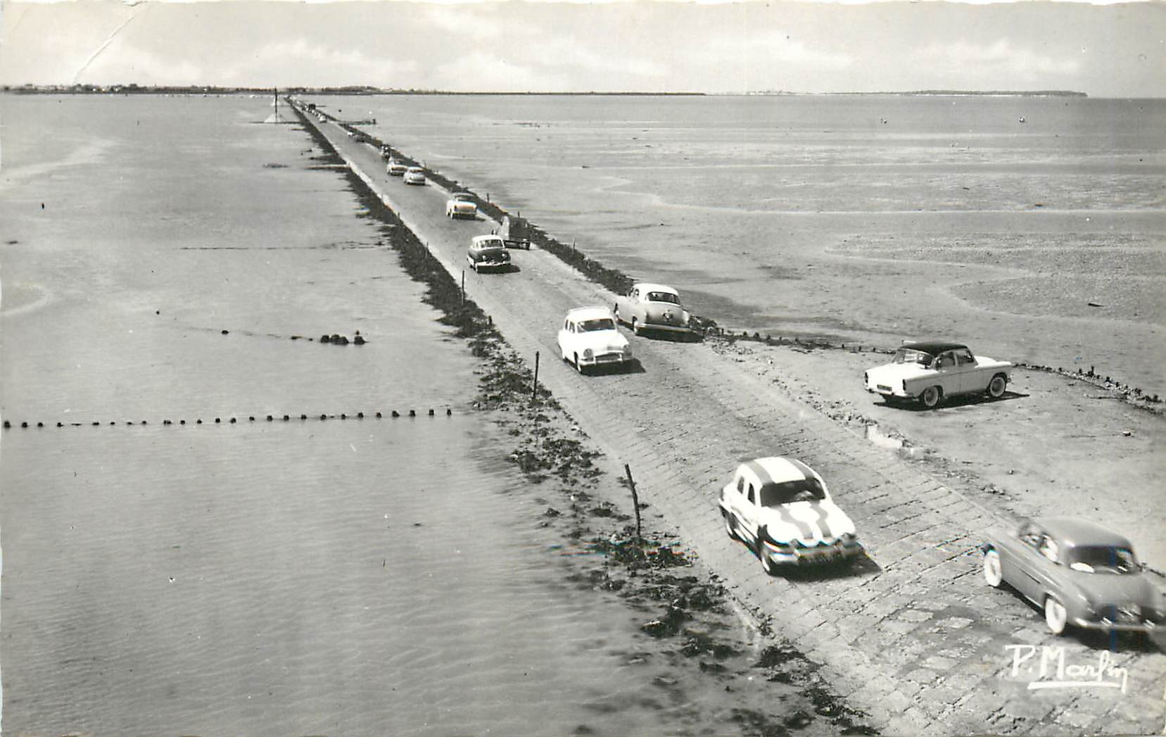 Ile de Noirmoutier (Vendée) — Le Passage du Gois — Éditions P. Marlin, n°292 - Recto