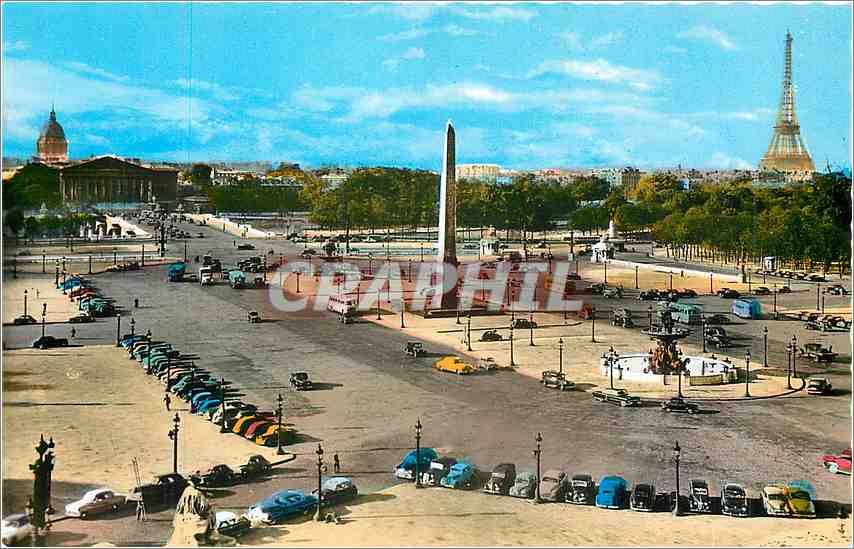 CPM Paris Place de la Concorde Vue generale 