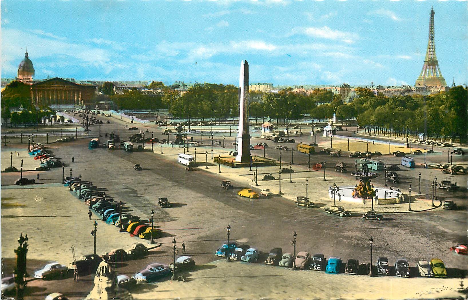 CPM Paris Place de la Concorde Vue generale 