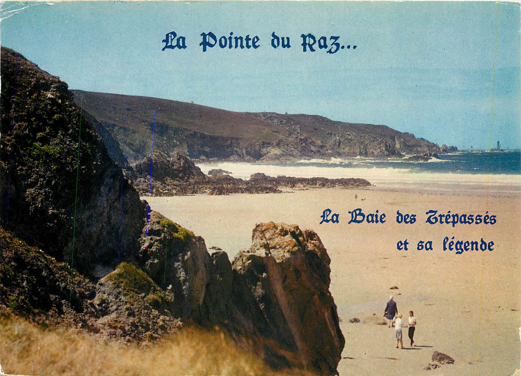 CPM La Pointe du Raz Sud Finistere Sur cette plage avait lleu le grand rassemblement 