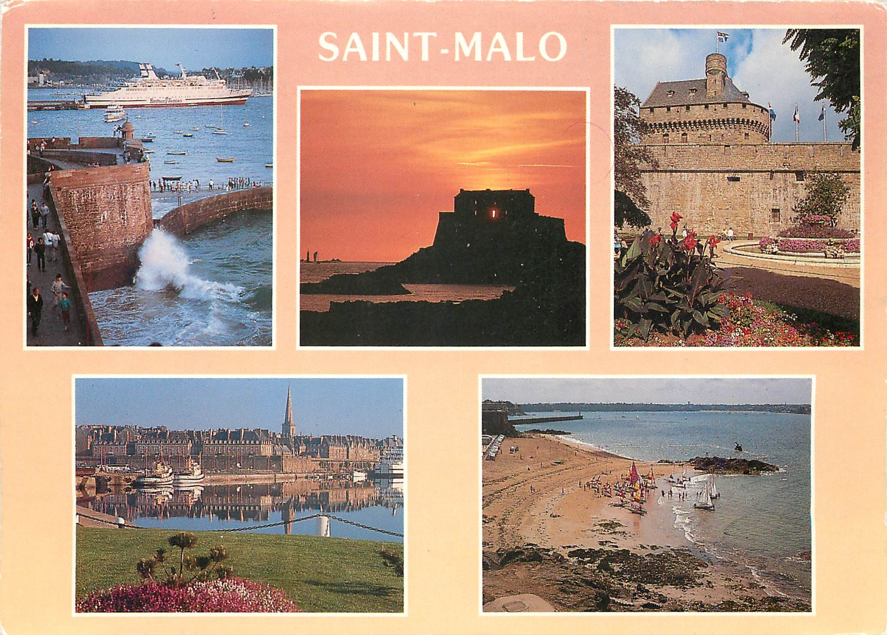 CPM Saint Malo Cite Corsaire Ille et Vilaine La ville intra muros 