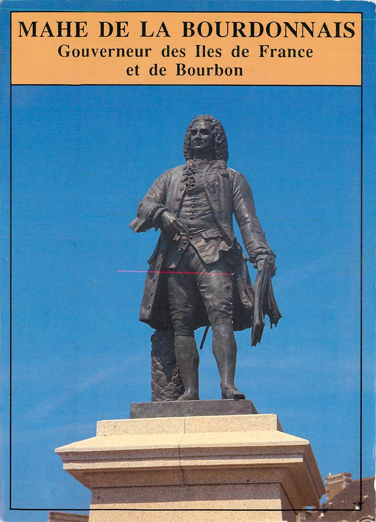 CPM Saint Malo Ille et Vilaine Mahe de la Bourdonnais 