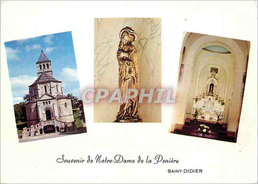 CPM Souvenir de Notre Dame de la Penier Saint Didier 