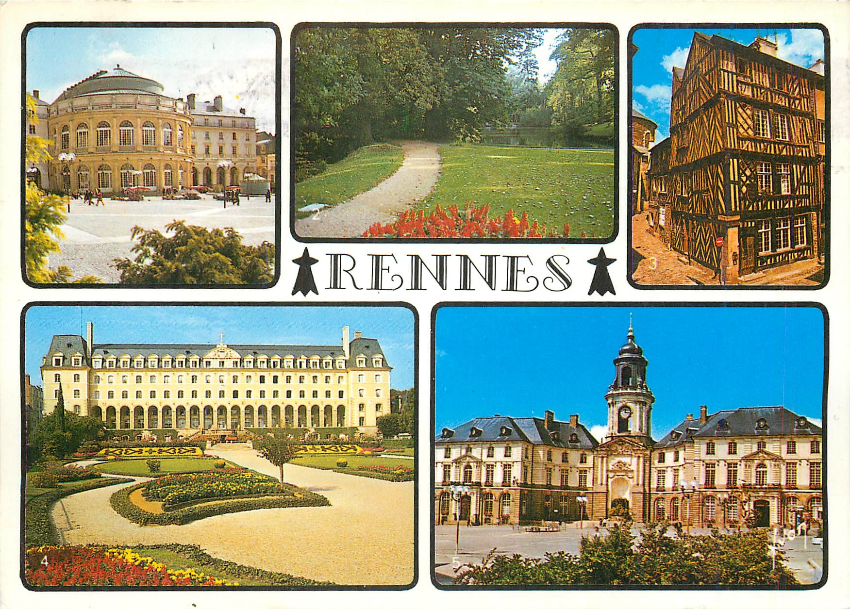Rennes — vue panoramique — Éditions S.P.A.D.E.M.