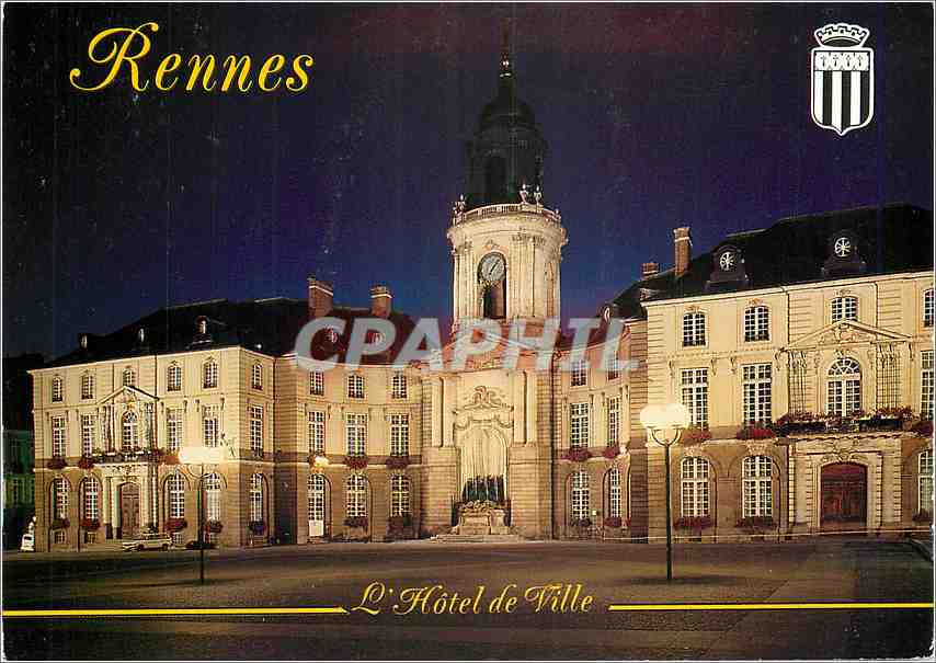 Rennes — L'Hôtel de Ville — Édition YCA-Caoudal