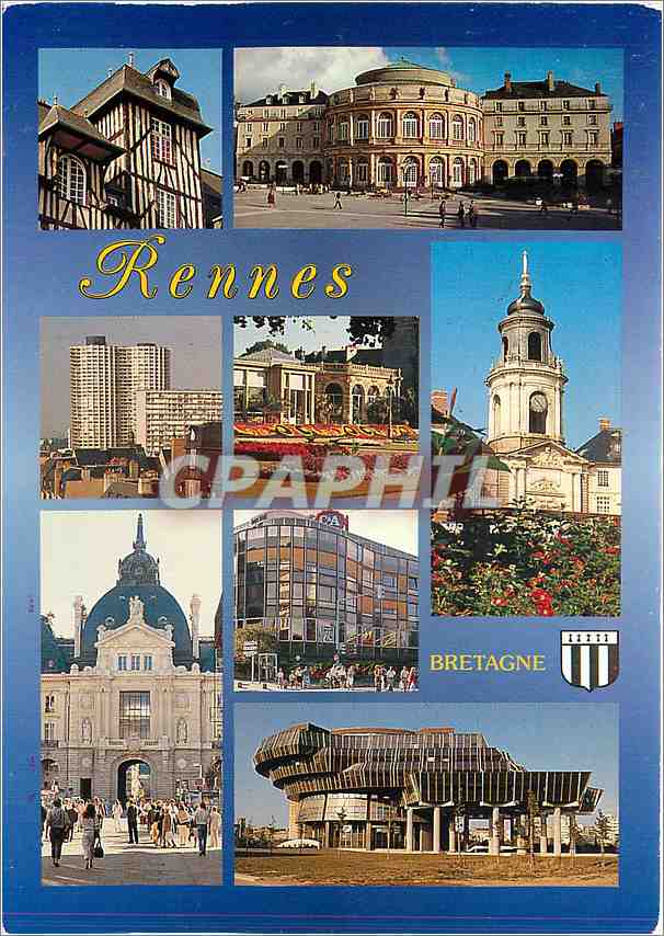 Rennes — Ancienne capitale du duché de Bretagne — Edition YCA - Quamper - Photo : Cauald