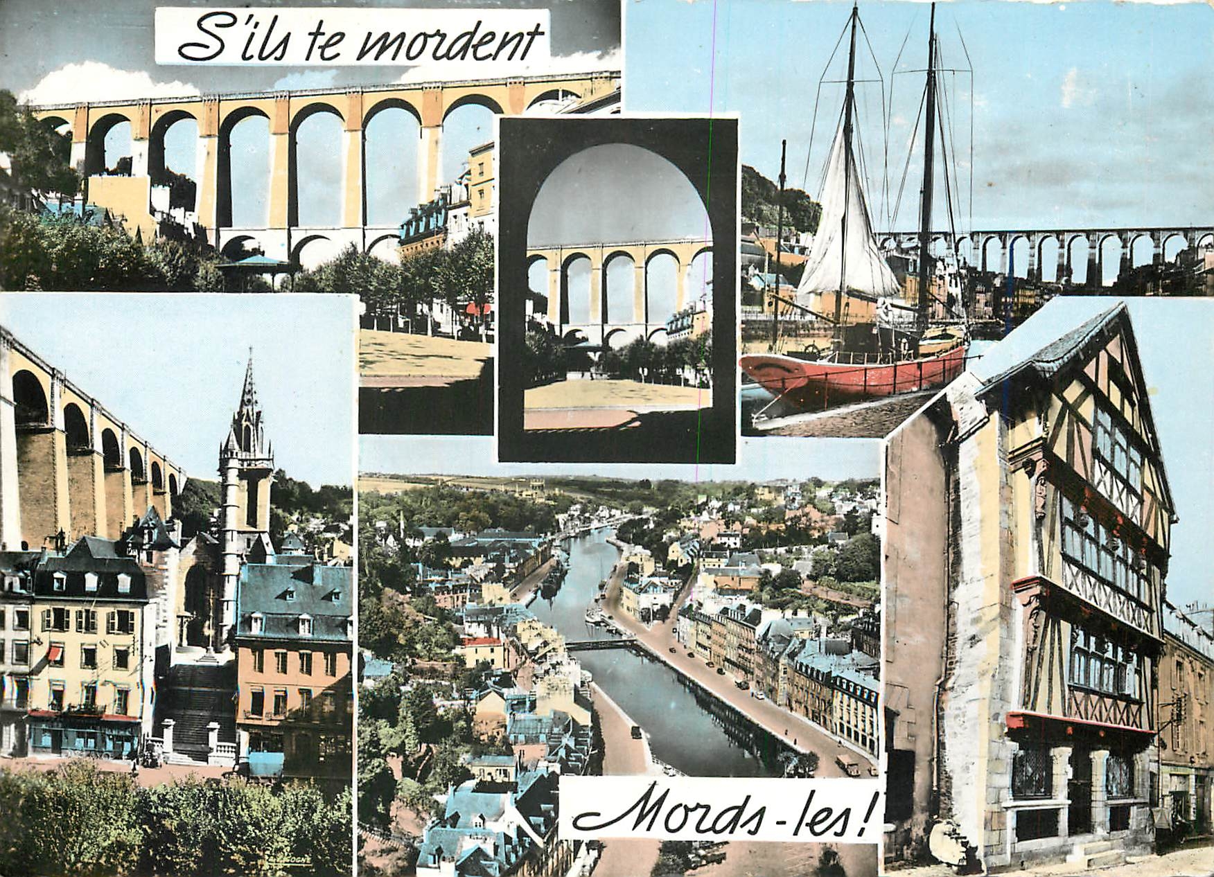 CPM Souvenir de Morlaix Finistere 