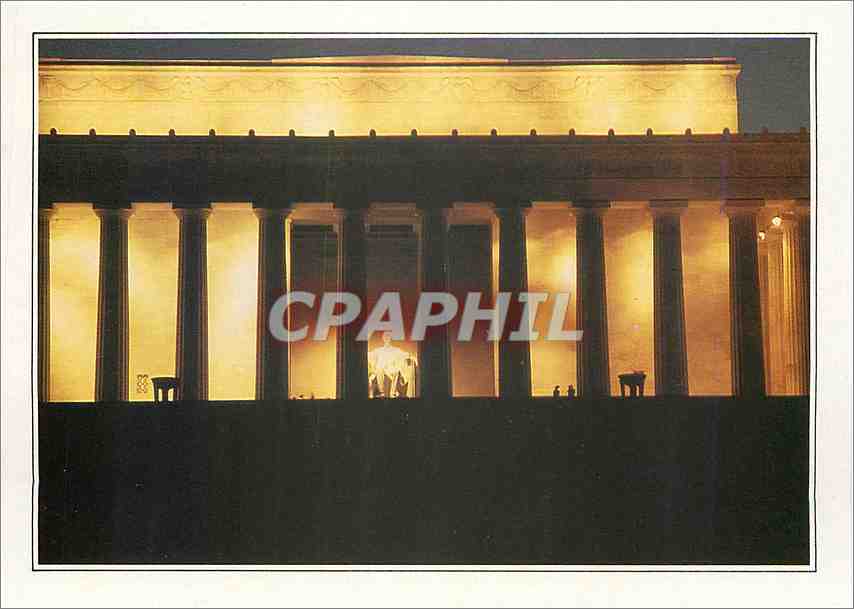 CPM USA Washington Le memorial d'Abraham Lincoln 