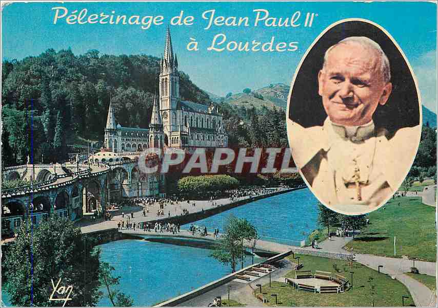 CPM Pelerinage de Jean Paul II a Lourdes 