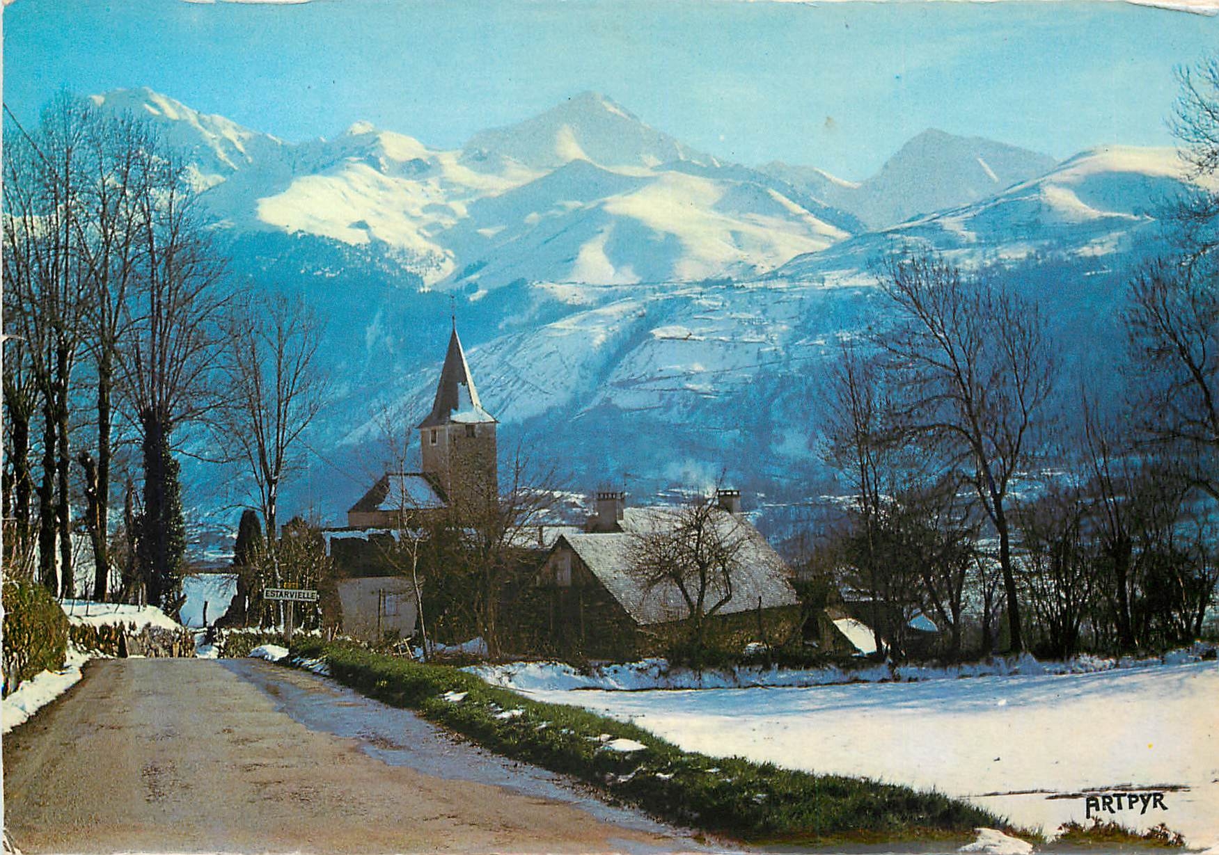 Estarvielle — Vue générale depuis Estarvielle — Art Pyr