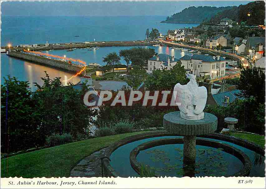CPM St Aubin's Harbour Jersey Channel Islands 