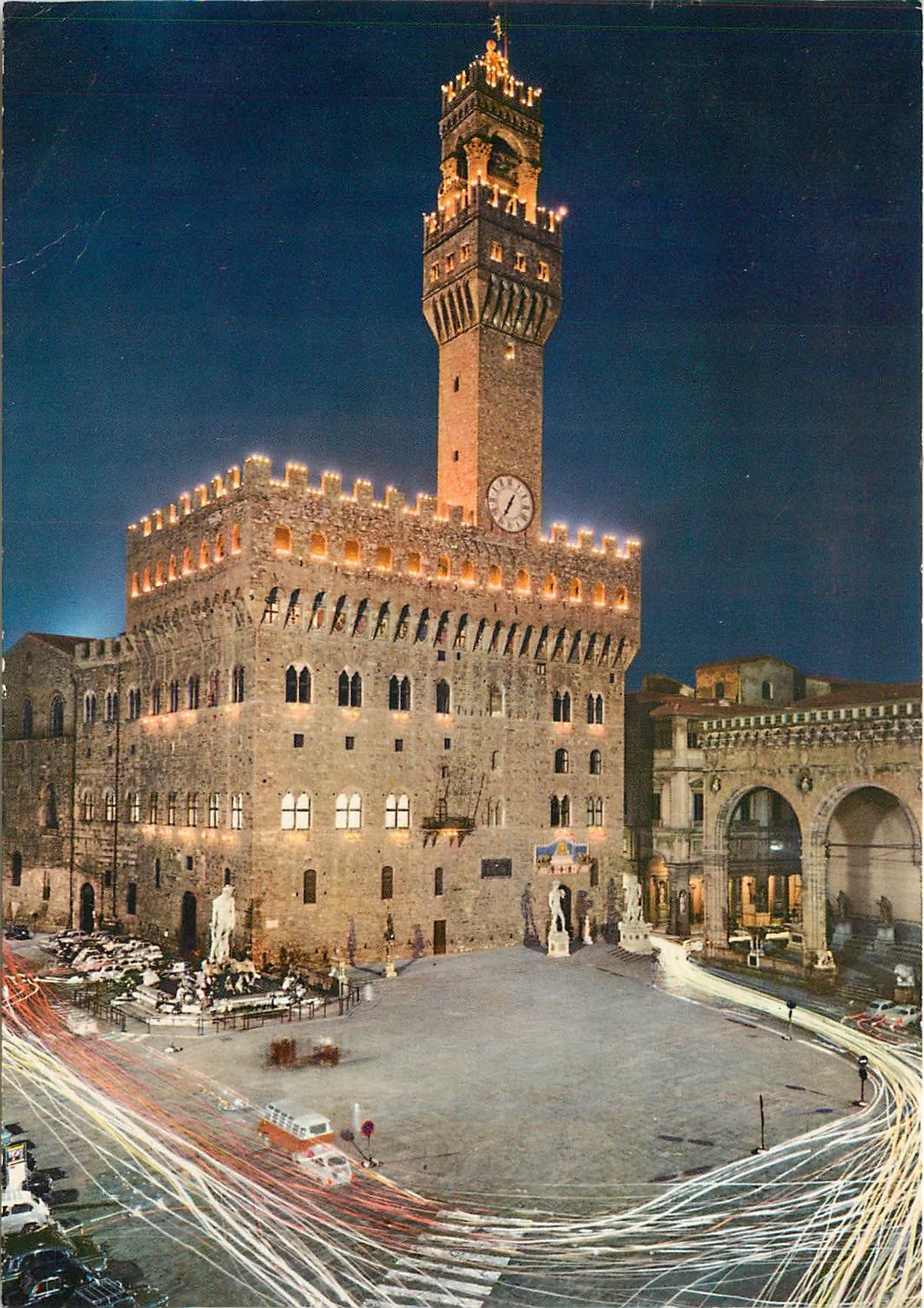 CPM Firenze Palais Vecchio dans les jours de Fete 