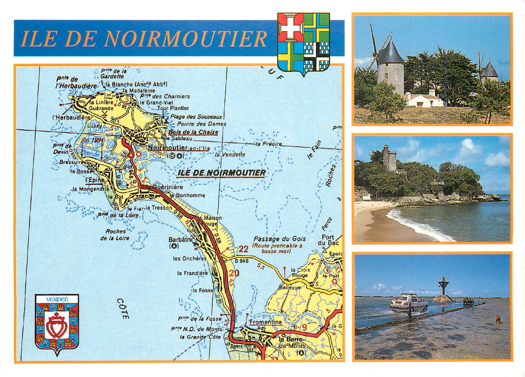 CPM Ile de Noirmoutier Place of interest 