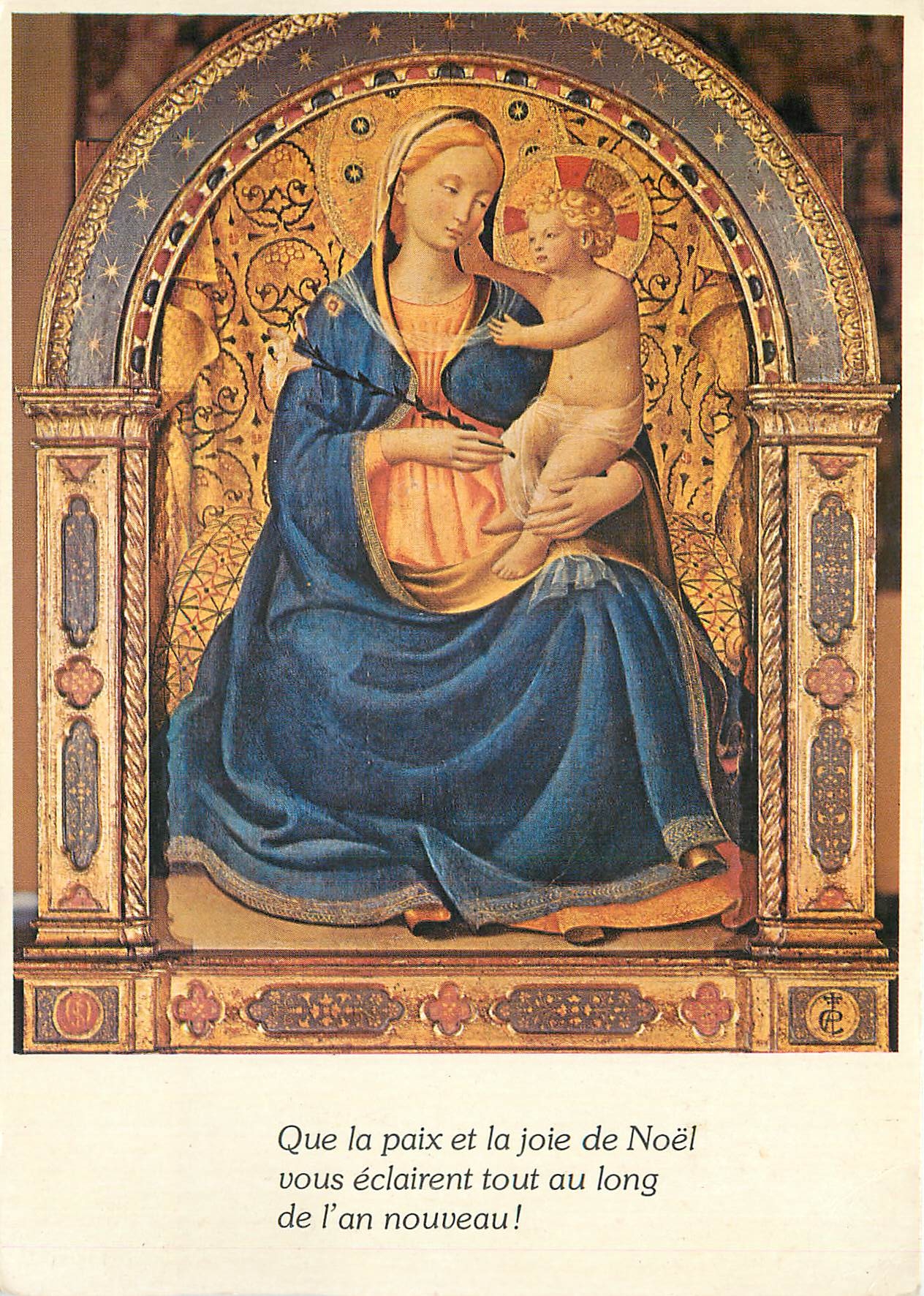 CPM Beato Angelico Vierge avec enfant 