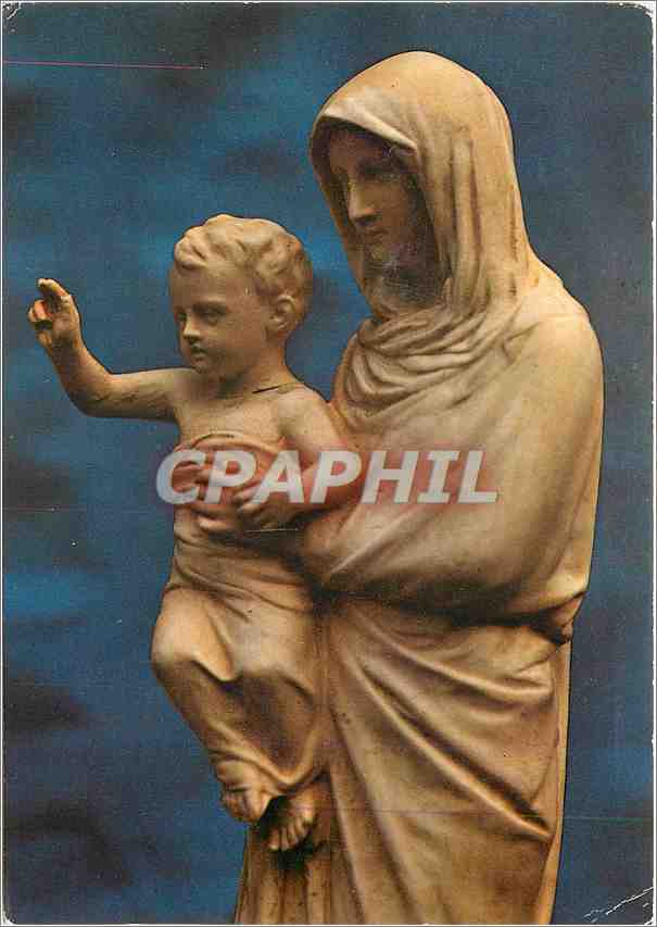 CPM Lyon Notre Dame de Fourviere Vierge de la Basilique 