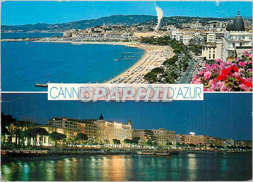 CPM Cote d'Azur French Riviera Cannes La Croisette 