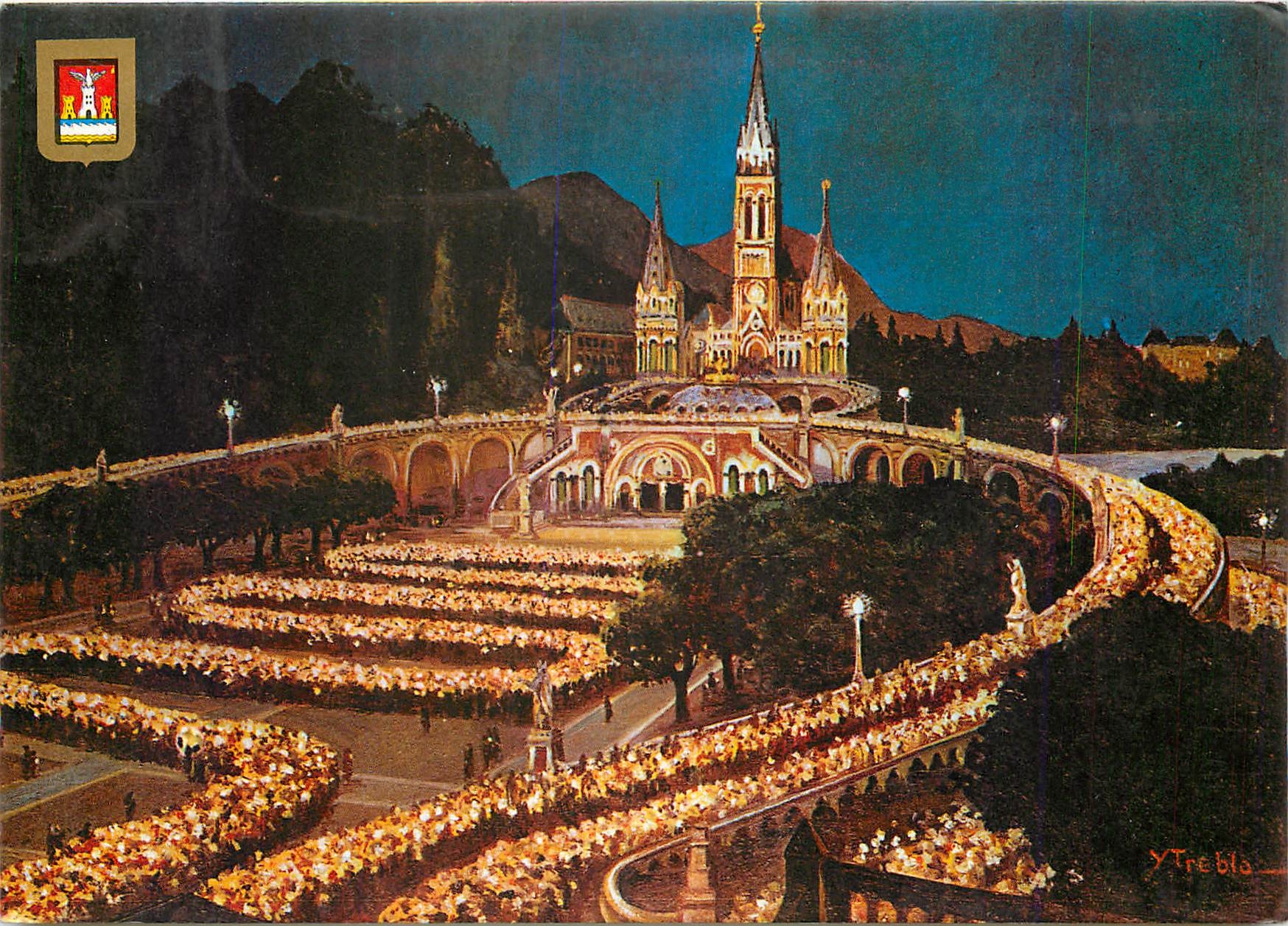 CPM Lourdes La Basilique 