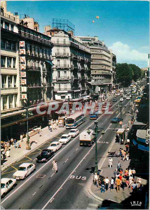 Vue de la rue de la Canebière à Marseille — éditeur IRIS, n° 13.55/353