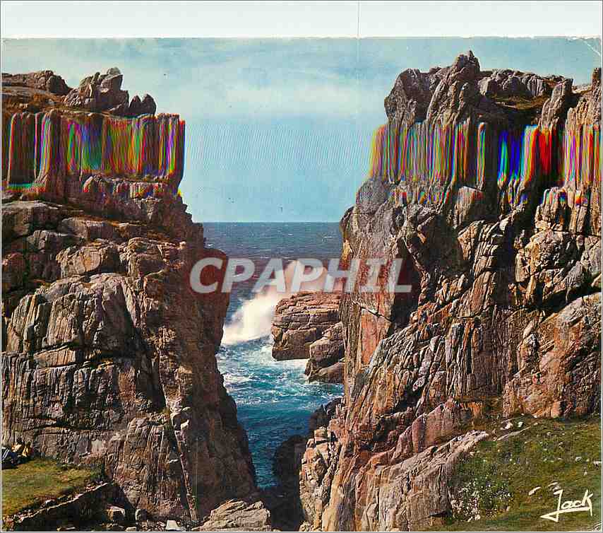 CPM Couleurs de Bretagne Plougresgant Le Gouffre 