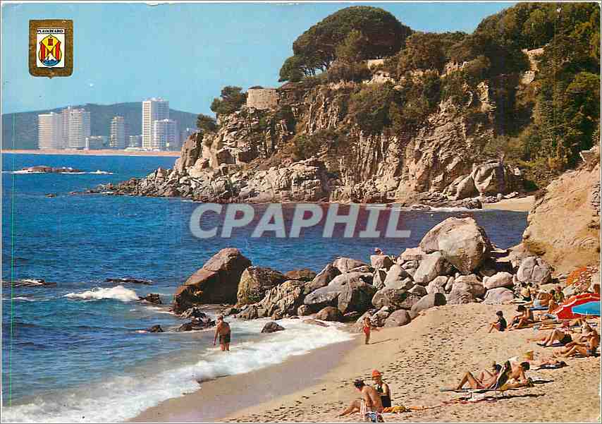 CPM Playa de Arc Costa Brava Vue generale de la plage des Condado de San Jorge 