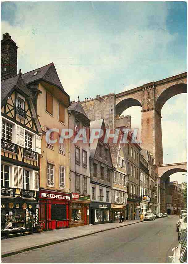 CPM Morlaix Finistere Les Lances pres du viaduc 