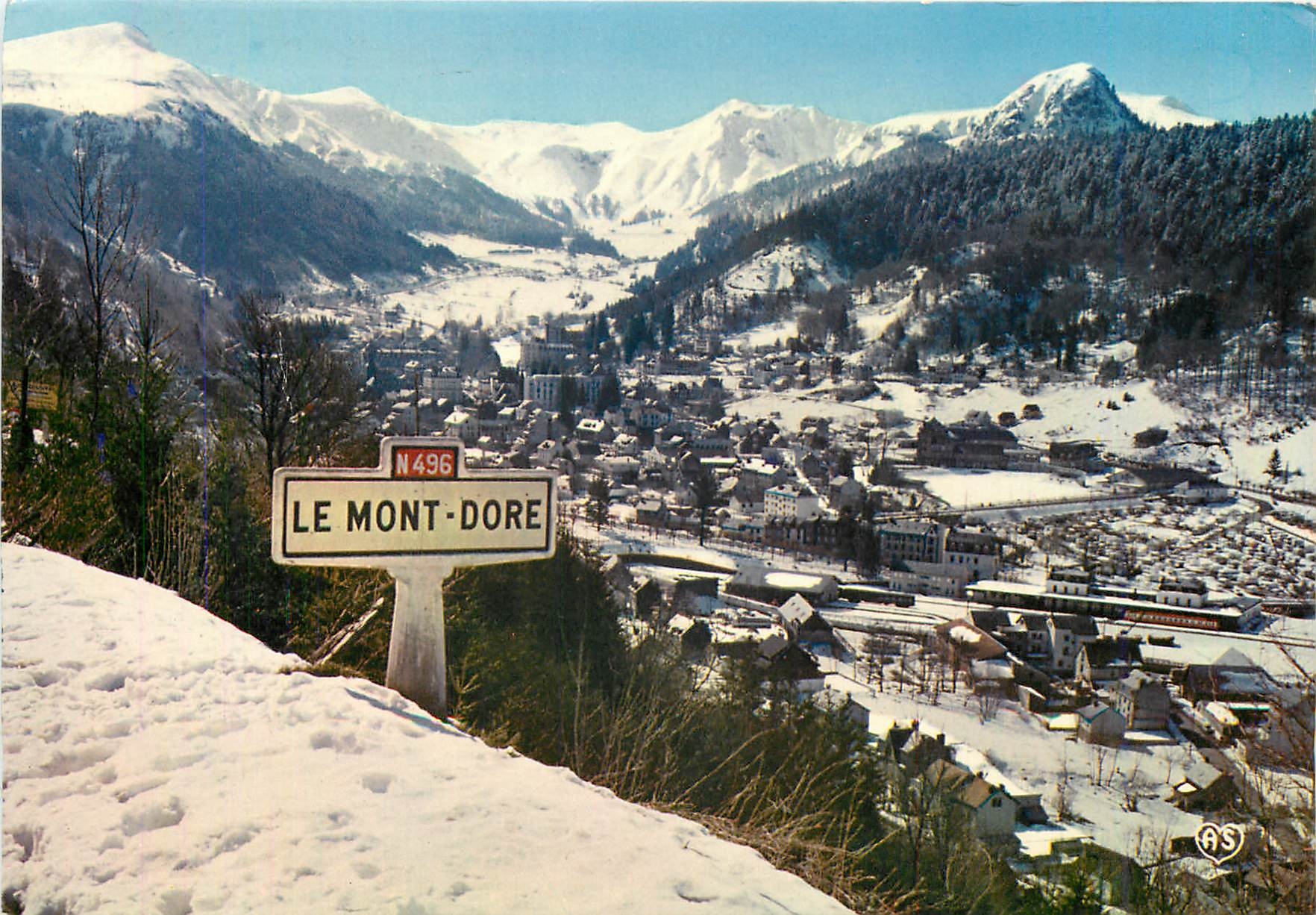 CPM Le Mont Dore en Hiver et le Sancy 