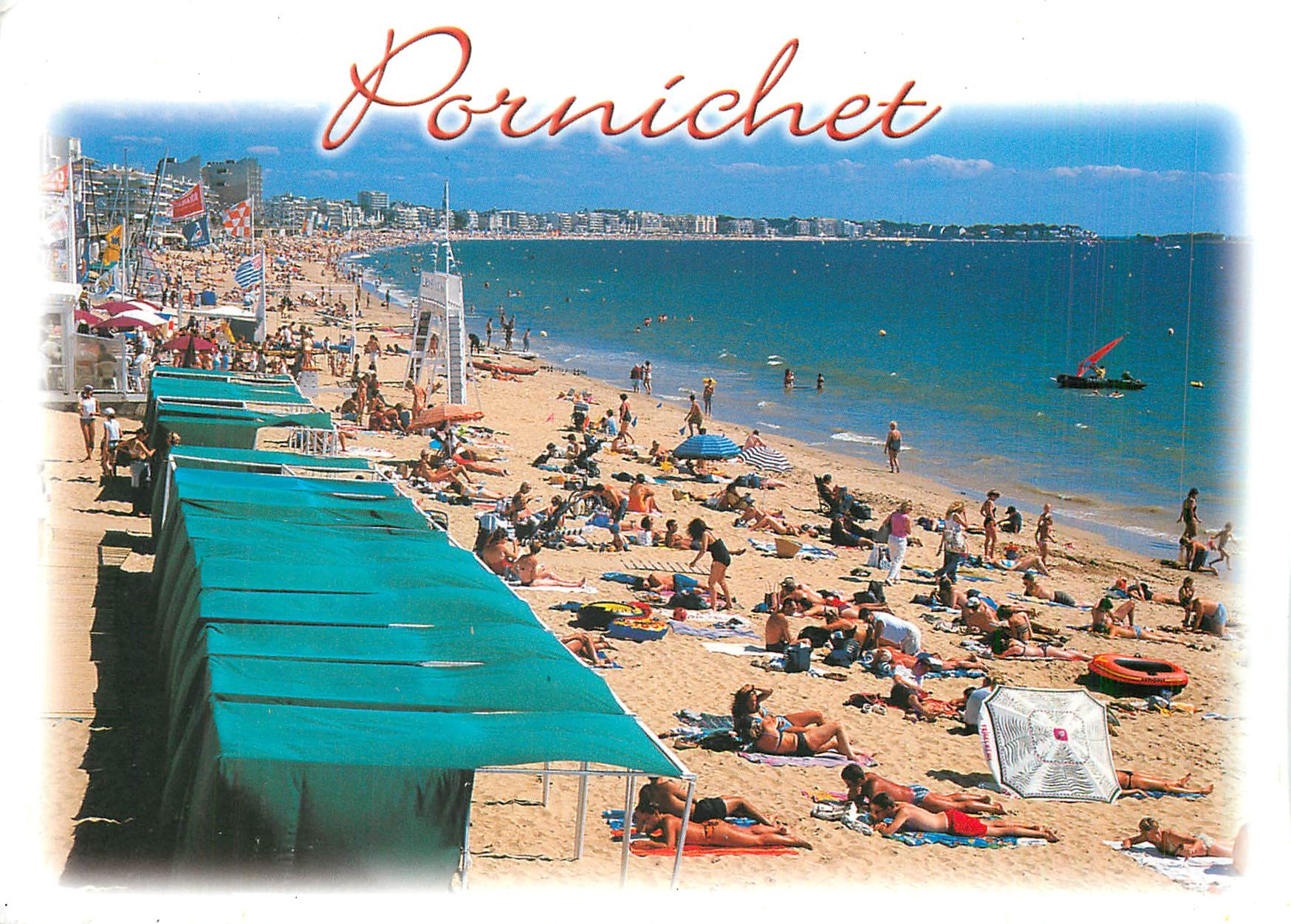 CPM Pornichet La plage idealement exposee plein sud 