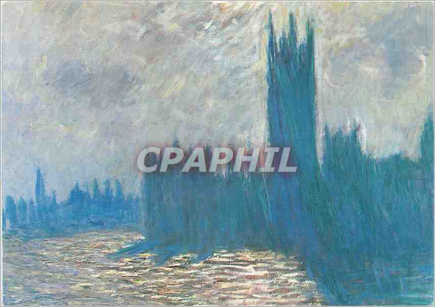 CPM Claude Monet Londres Le Parlement Reflets sur la Tamise 