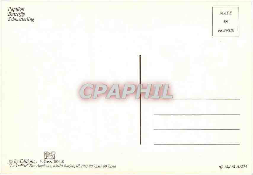 CPM Papillon  — Rückseite