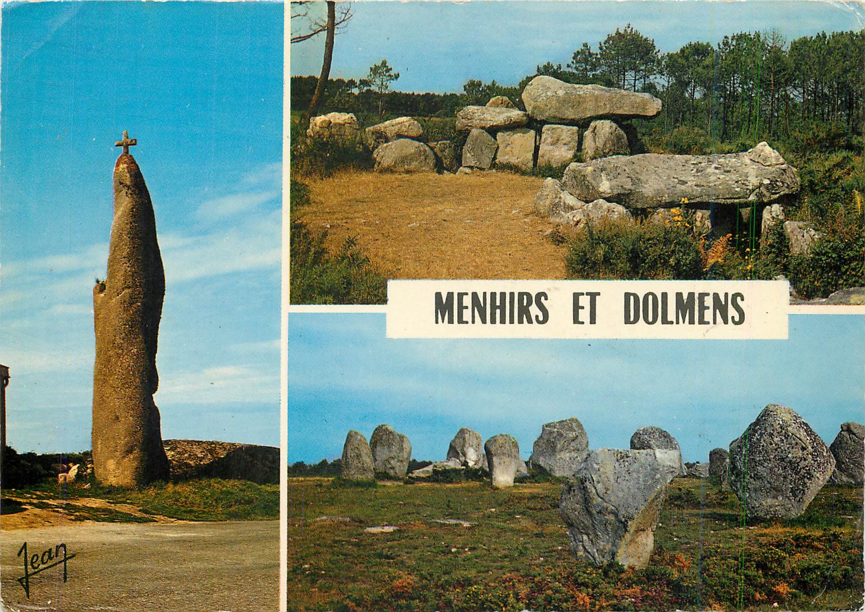 CPM Menhirs et Dolmens La Bretagne Pays des Dolmens et des Menhirs 