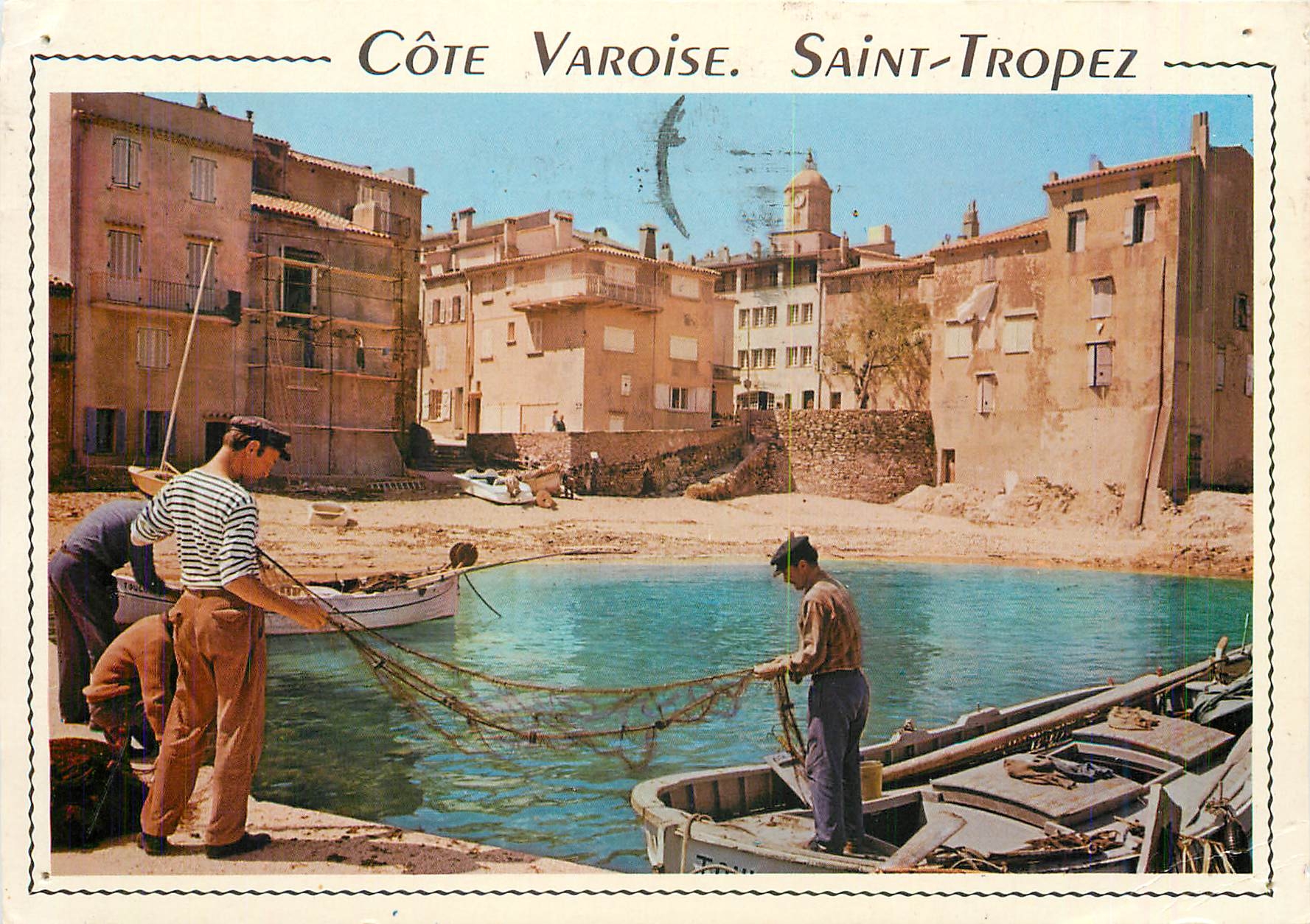 CPM Cote Varaoise Saint Tropez Le port des pecheurs 
