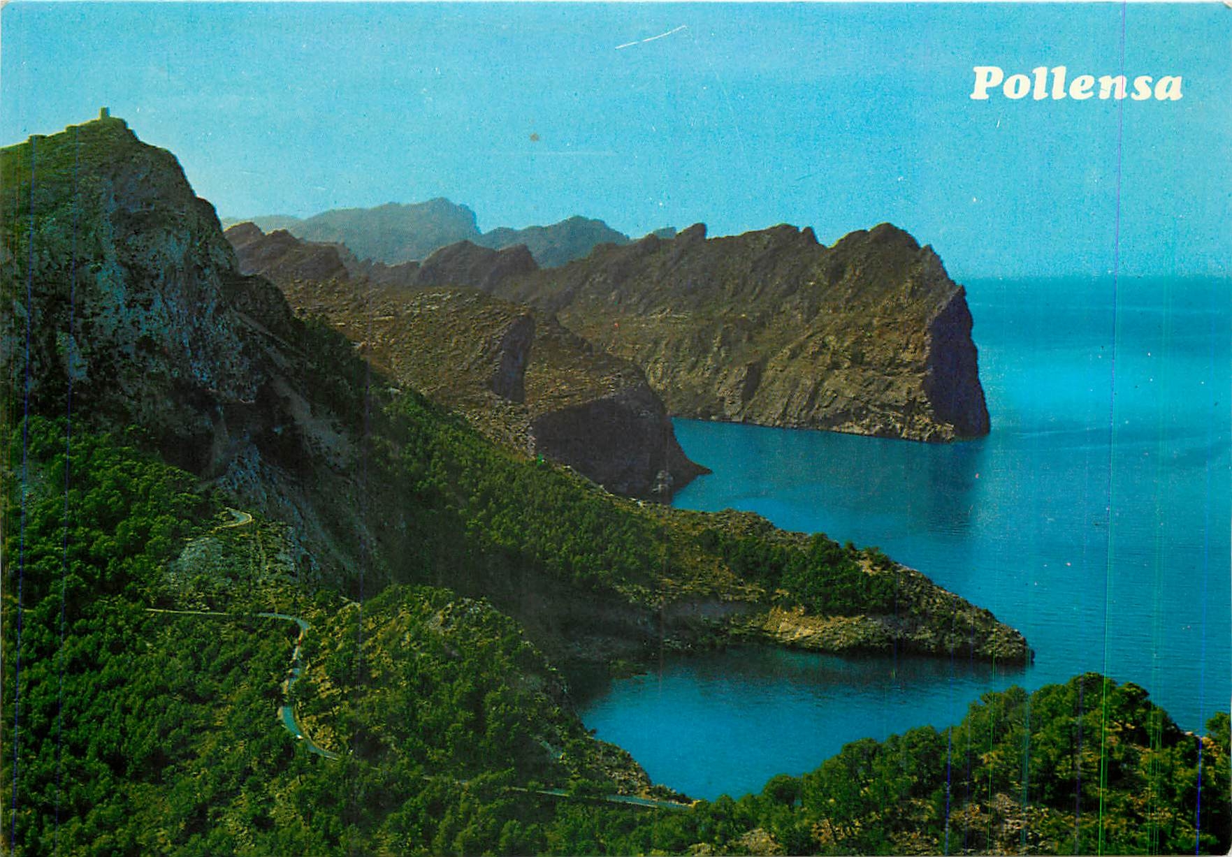 CPM Mallorca Baleares Espana Pollensa Vista aerea de la costa en la ruta a Formentor 