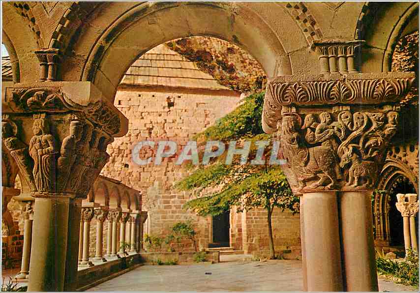 CPM Haut Aragon Huesca San Juan de la Pena Le Cloitre Roman XII 