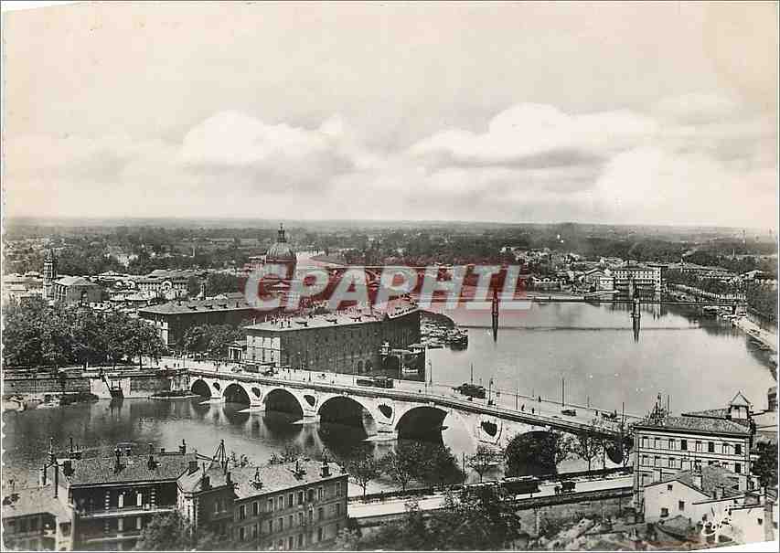 Toulouse — Vue générale sur la Garonne — Édit. Pyrénées-Océan