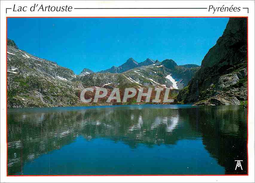 CPM Les Pyrenees Vallee d'Ossau Lac d'Artouste et Pic d'Ariel 