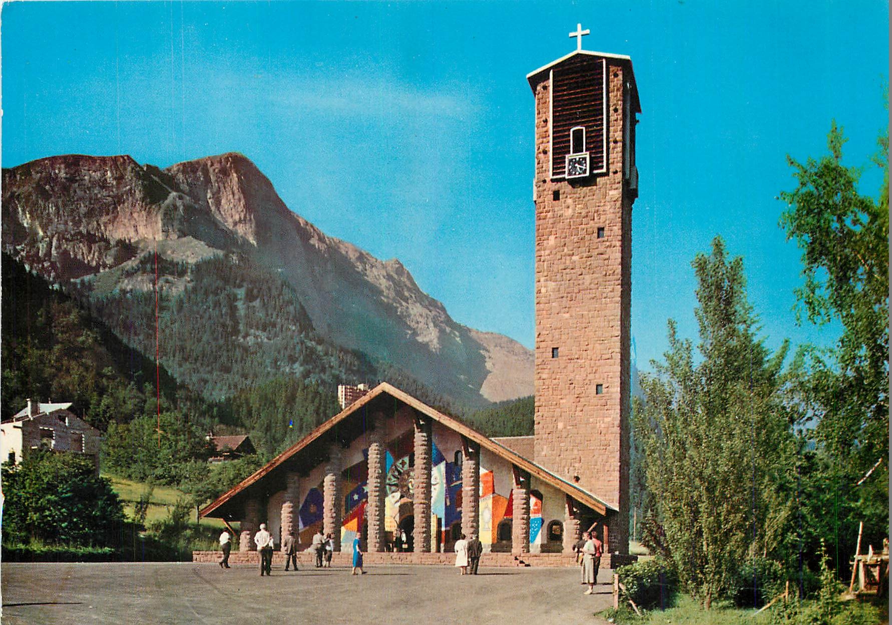 Plateau d'Assy - Notre-Dame de Toute Grâce — éditeur Combière, série CIM, Paris, 1962