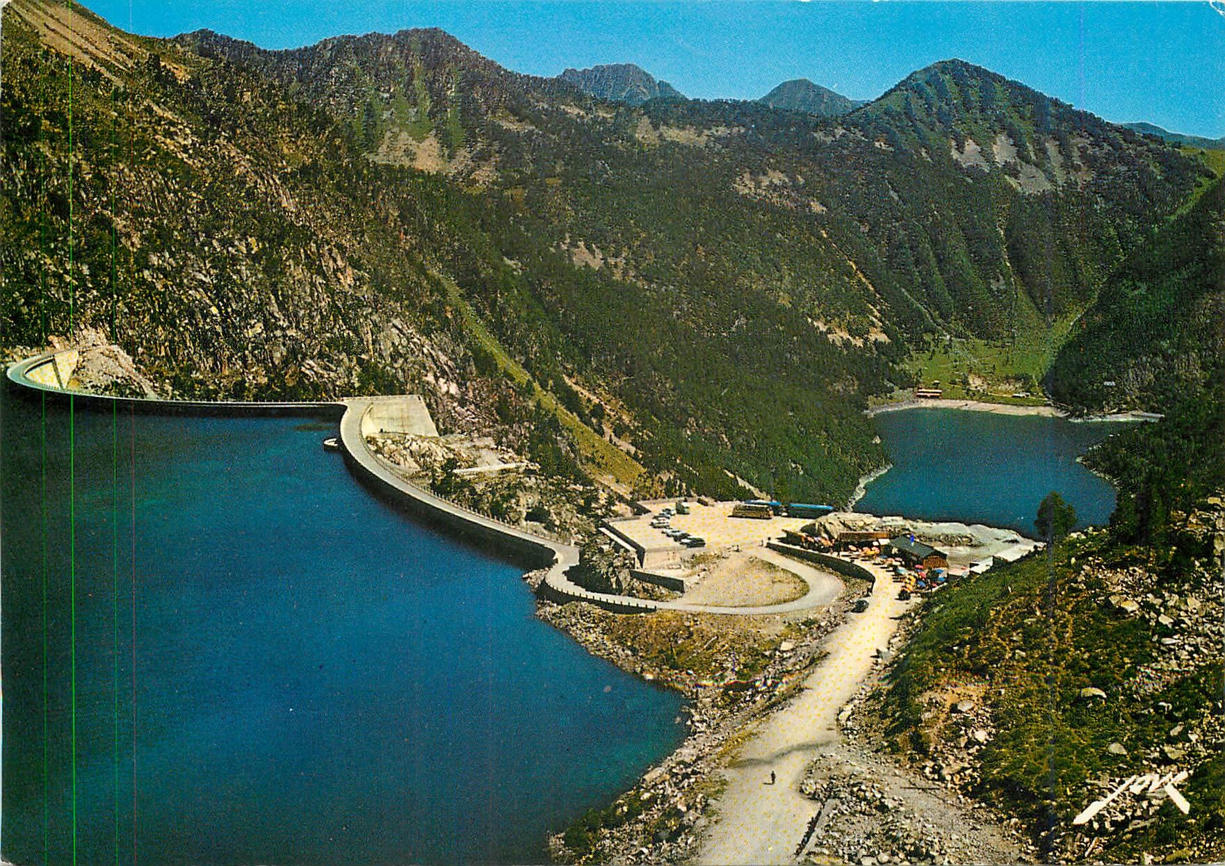 CPM Vallee d'Aure HP Le Lac de Capdelong et son Barrage 