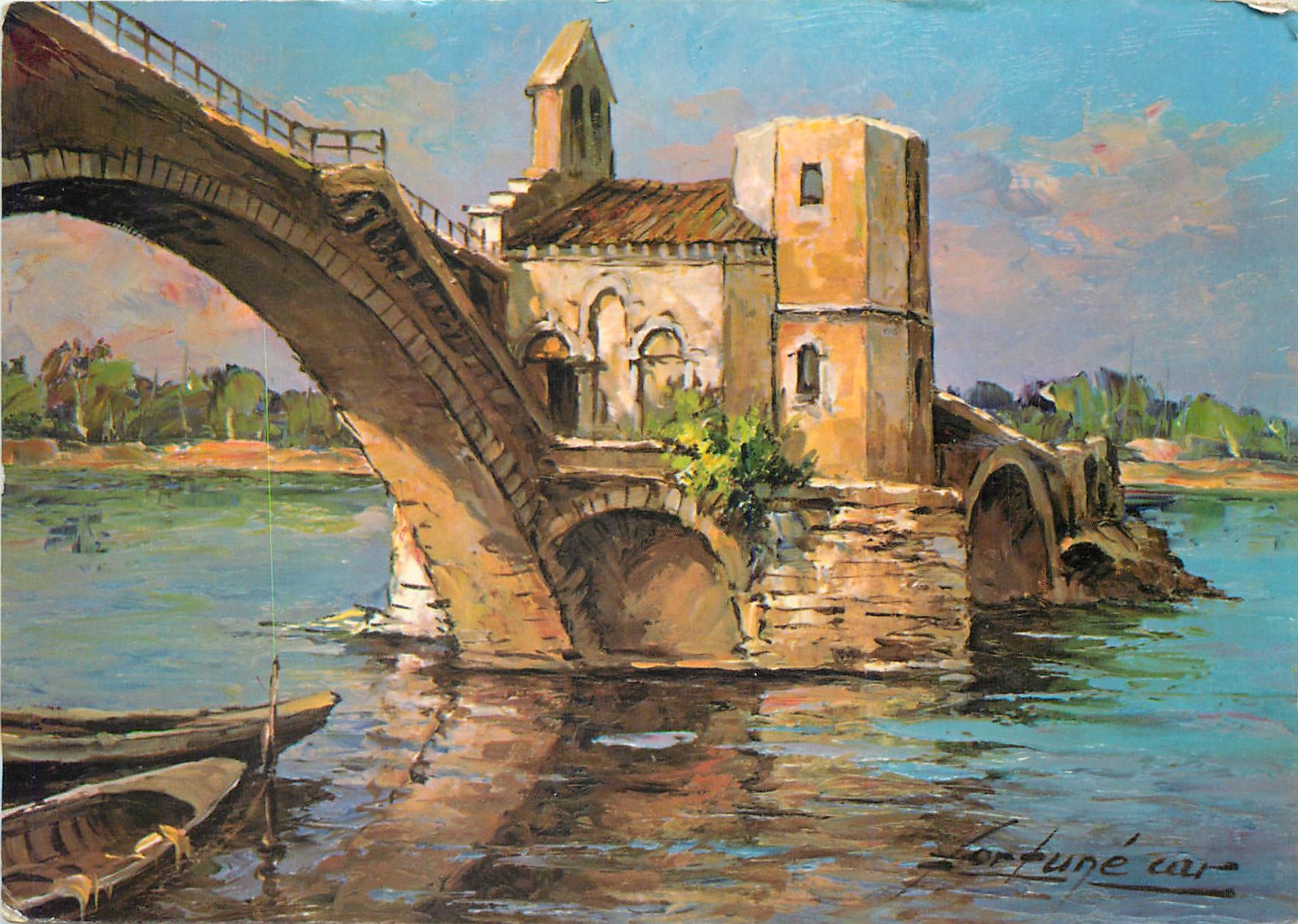 CPM Avignon Le Vieux Pont Saint Benezet 