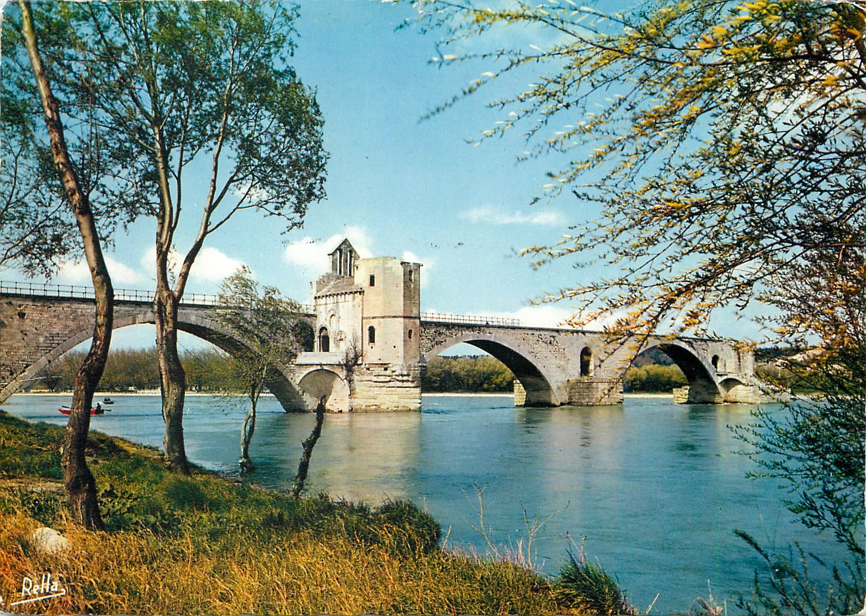 Pont Saint-Bénézet et la Chapelle Saint-Nicolas — Avignon (Vaucluse) — Éditions Rella Nice, n° 439