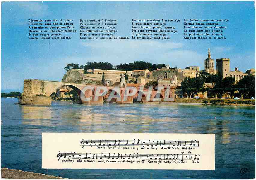 CPM Avignon Le Pont St Benezet Pont d'Avignon 