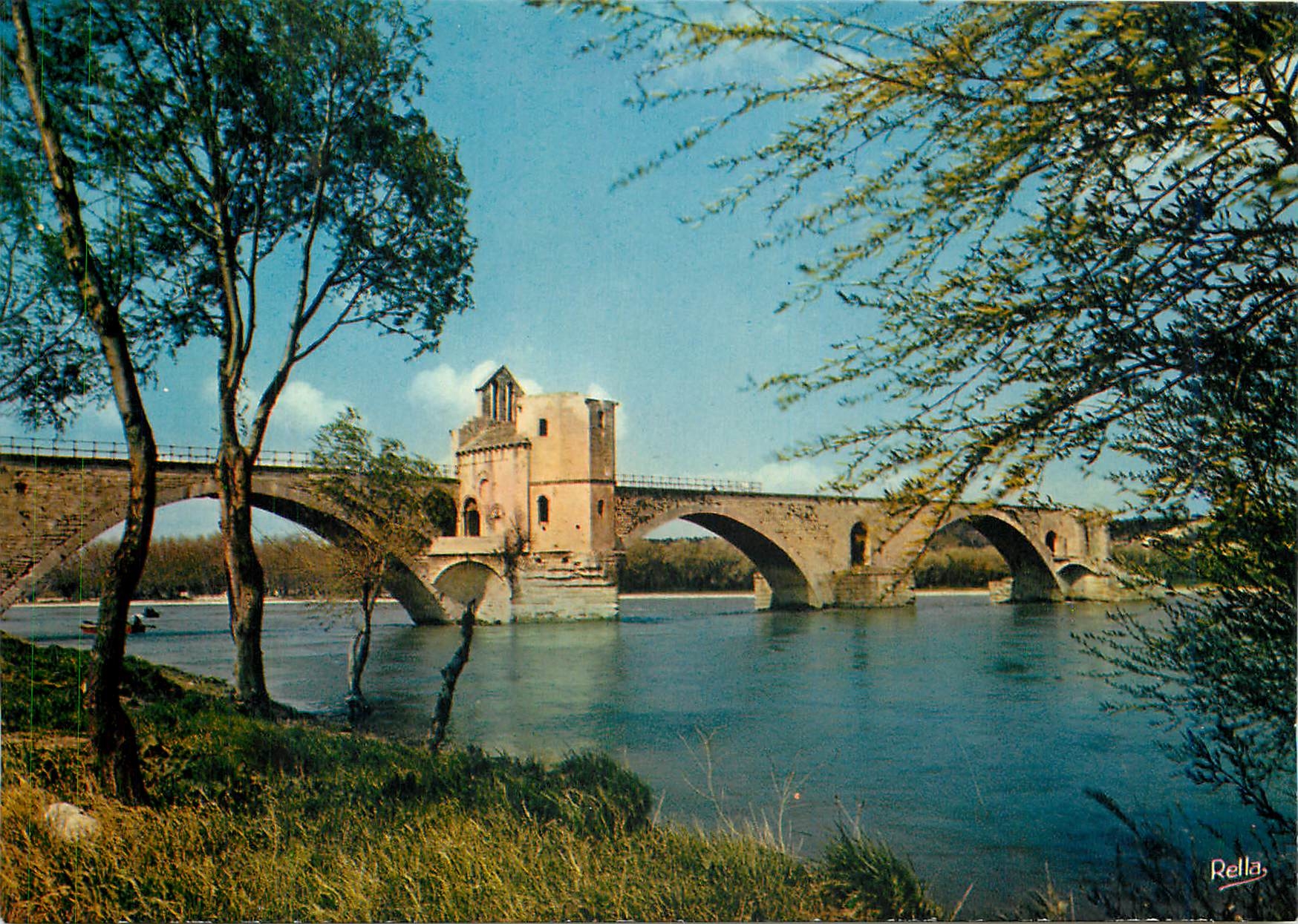 CPM Avignon Vauluse Le Pont Saint Benezet et la Chapelle 